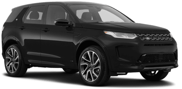 A picture of the black colored land rover luxury car